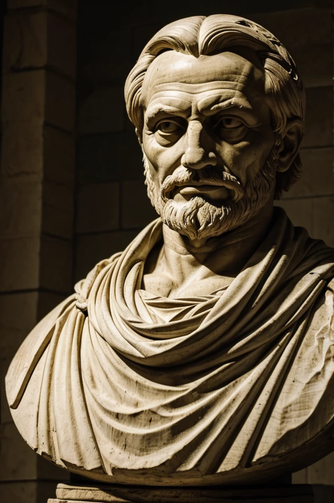 Seneca with the quote "He who fears death will never do anything worth of a man who is alive."