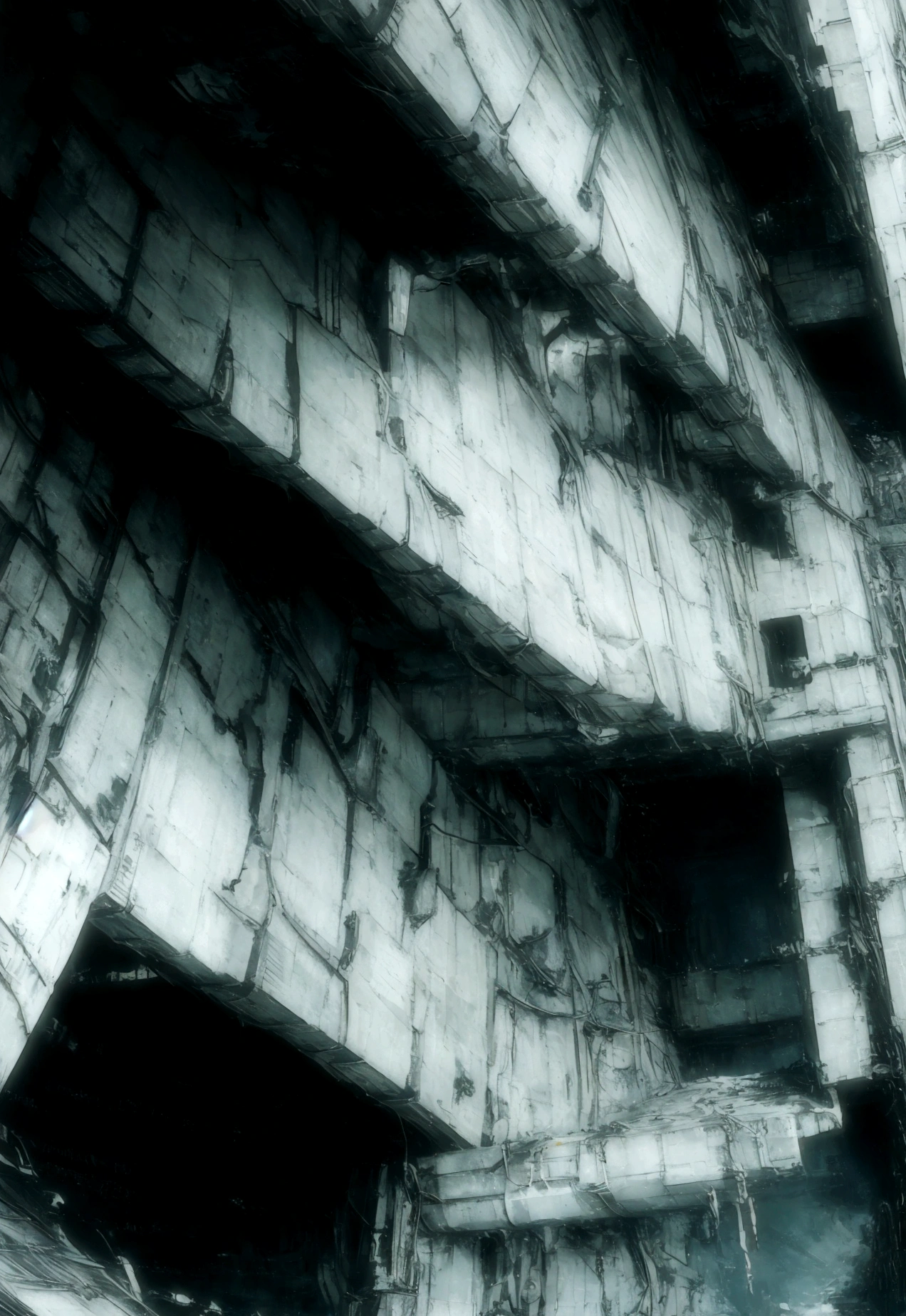 VariationsIridescent arm parts, rainbow colors, prisms,Low - Angle、 Emerald green eyes、Part of the clothing is see-through、Cinematic angles、optical fiber、Connected Cord、Illuminated parts See-through parts、Cyberpunk cityscape, young woman with long black hair wearing an emerald green powered exosuit, standing in a contemplative pose amidst the neon-lit ruins, textured digital art with muted tones and subtle ambient noise, detailed and intricate illustration, dystopian and gritty yet beautiful, a glimmer of hope in the decay,Fish Girl in Sci-fi translucent mechanical bikini ++,The bikini is see-through and sparkly