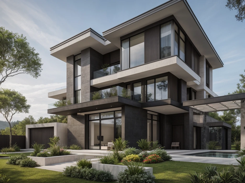 The exterior of modern villa on the hill, masterpiece, photorealistic, best quality, ultra high res, architechture shot, composite construction, piles/stacks, innovative page design,natural light,Vray,
RAW photo, 8k uhd, dslr, soft lighting, high quality, film grain, Fujifilm XT3
