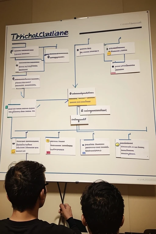 a person who manages to Identify the adaptive challenge and manages to Determine which problems are technical and which are adaptive and also Organize brainstorming sessions to identify problems and classify them according to their nature. but like a cartoon