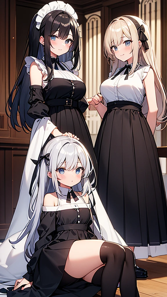 View from below,(Tabletop:1.2), (highest quality:1.2), (Very detailed:1.2), (Like the picture:1.1), (Very detailedな顔), (Ultra-detailed), (4 Girl:1.1),Standing in line, (Various Hair Styles:1.3),Silver Hair,ther face,(Made Cloth:1.3), (skirt:1.0),View Viewer Destroy (topless:1.2),(Show your chest),(Nip2),(underwear),Camel Toe 裂け目:1.4),(smile:0.5), (blush:1.1), (Multiple Girls:1.1), (Open your mouth:0.8), Fuller lips, (A large number of people:1.2), (indoor, Masters Room),{Nipplesがぴりっと}、{Nippe see-through}、pples}、{Nipplesの形がはっきりしている,}{the areola s pronounced,.}、{濃いピンクのNip