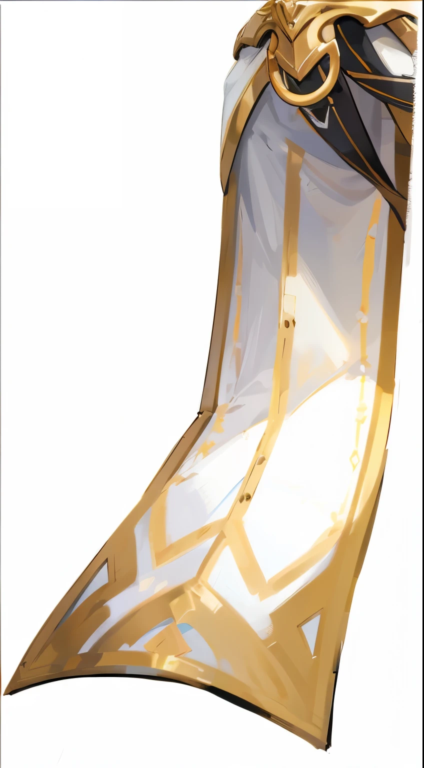 White cloth,Metal edging,Metal pattern,Floating feeling,High precision 8K