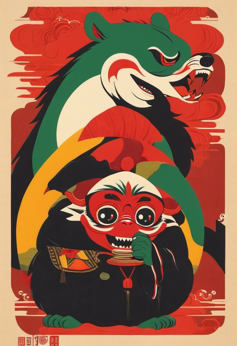 Tengu making a phone call