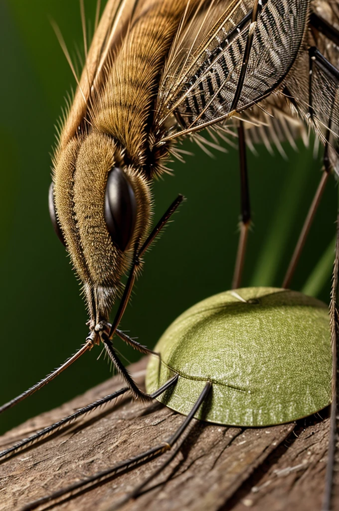 Mosquito killed by plant