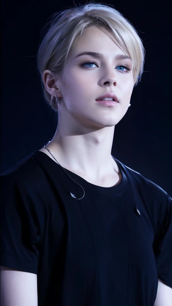 Add long blonde hair