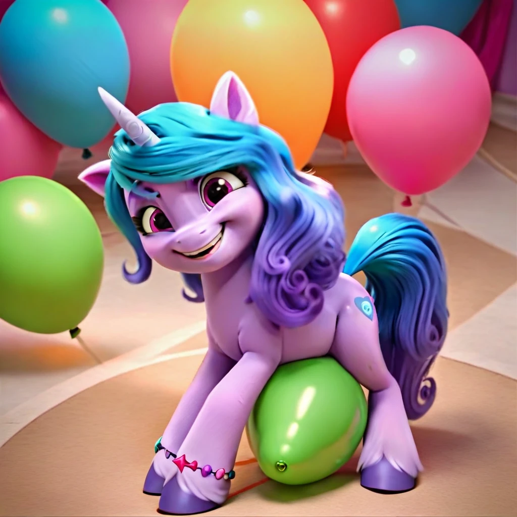 score_9, score_8_up, score_7_up, score_6_up, score_5_up, score_4_up, 
female, Izzy Moonbow, solo, looner, nonpop, balloon nonpop, detailed background, party, selfie, fanservice, plot, balloon fetish, balloon support, 3d, hd, 4k, solo,
safe, rating safe,
spread legs, plot, blowing up balloons, balloon blowing, wide hips, arched back, overinflated balloon, tight balloon, necked balloon, translucent balloon, white star print on balloon, balloon inflation,
motion blur, bouncing, squeaking, noisy, loud,
My Little Pony: Make Your Mark, My Little Pony: A New Generation, cinematic, dynamic angle, depth of field, bloom, subsurface scattering