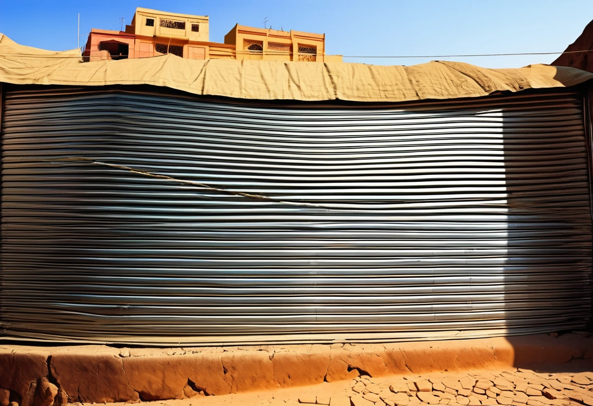 market,noon,Thriving city,Well-maintained roads,Arid regions