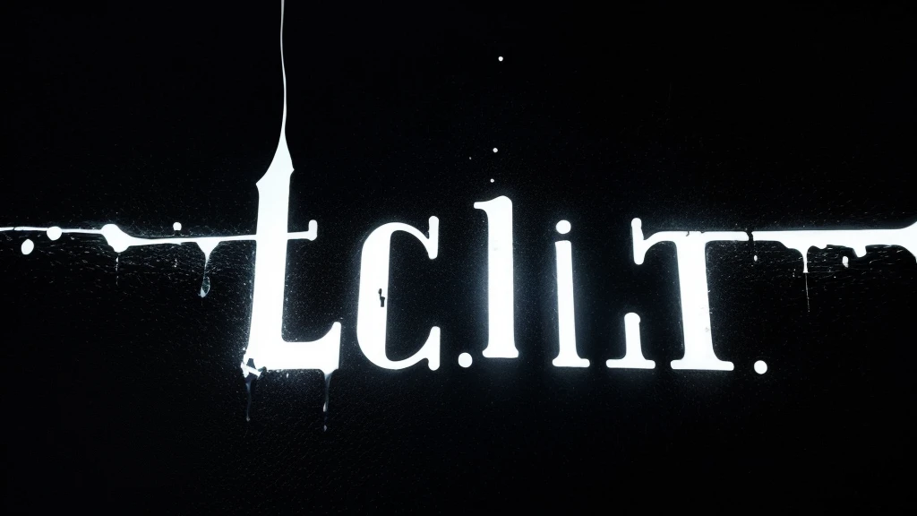 An image of the word "shill" dripping with paint and with a completely black background behind.