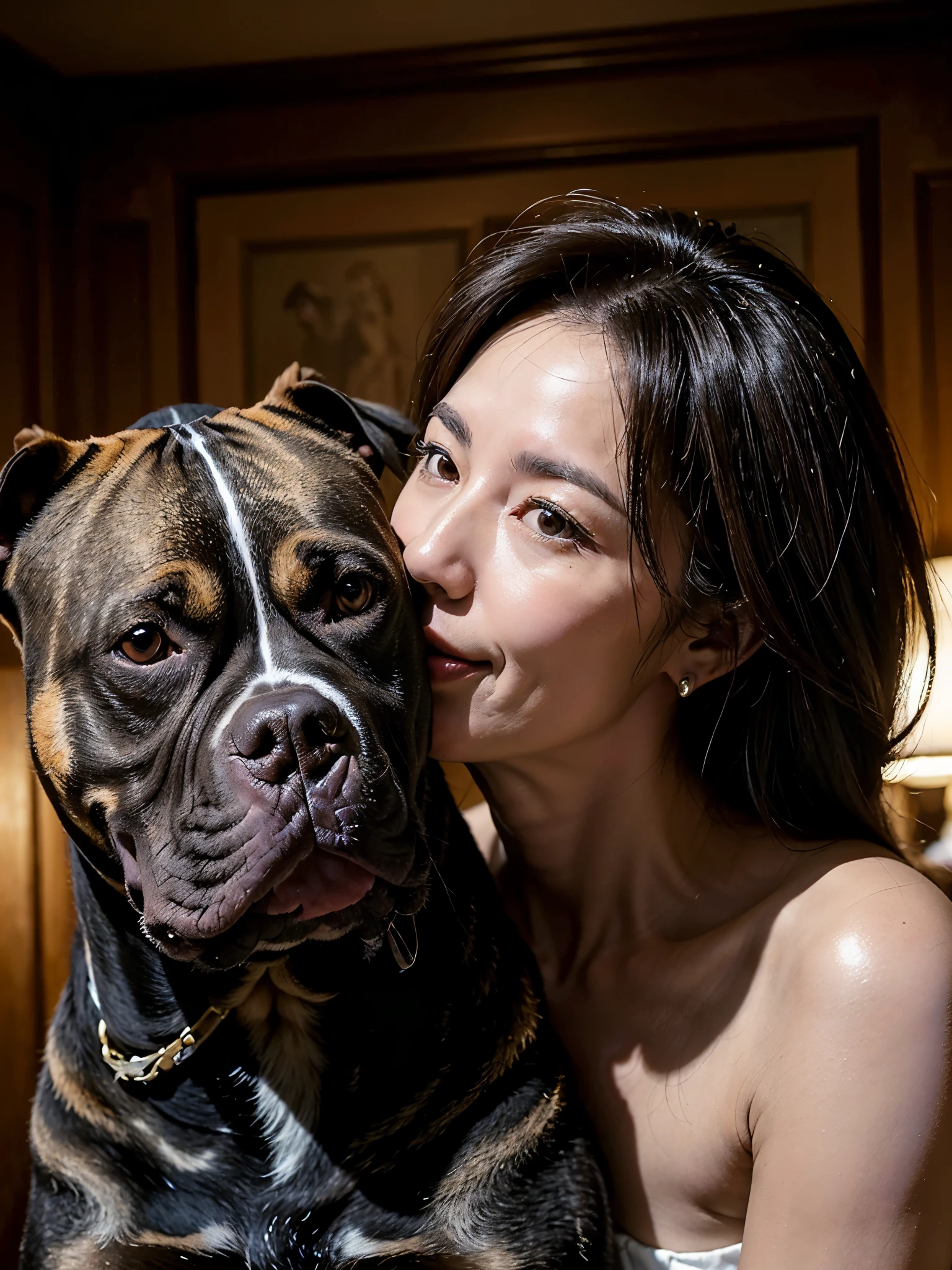 (masterpiece:1.4),((dog' neck : 1.3))