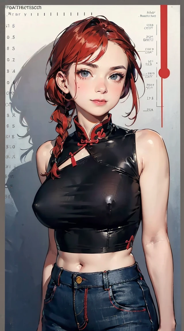 (Character Design Sheet:1.4), (Technical Charts:1.4),
(masterpiece), (best quality),
1 Girl, (Perfect face:1.2), (Pretty Face:1.2), Black Hair, short hair,
, bag,
Happy, high resolution, complex,　(8K, RAW photo, best quality, masterpiece:1.2), RanmaChan, RanmaRedShirt, red panty, turn back, show her butt ((masterpiece:1.4)), high quality, very_high_resolution, large_filesize, full color, heavy outline, clear outline, colorful, (beautiful detailed eyes), ((beautiful face:1.0)), ((boyish face:1.4)), 1 girl, (femaleranma), (red hair), short hair, (braided ponytail), ((bangs)), bumpy bangs, blue-gray eyes, big breasts, curvy, femaleranma, braided ponytail, (red chinese clothes), sleeveless, tangzhuang, black pants, cameltoe, standing, upper body, ((from front:1.4)), ((portrait:1.8)), ((face focus:1.4)), (angry),　upper body, from below, milf, huge breasts, mature female, looking down at viewer, bedroom, beauty mark, sexly, naughty smile, smug, casual clothes, sweater, jeans, open door, doorway, hanabi,