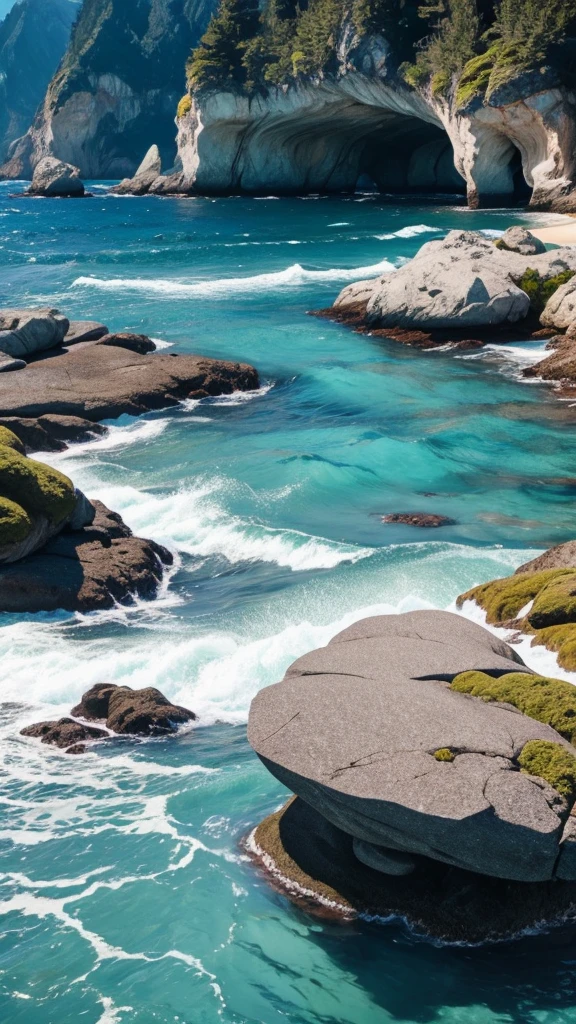 Background image: clam ocean