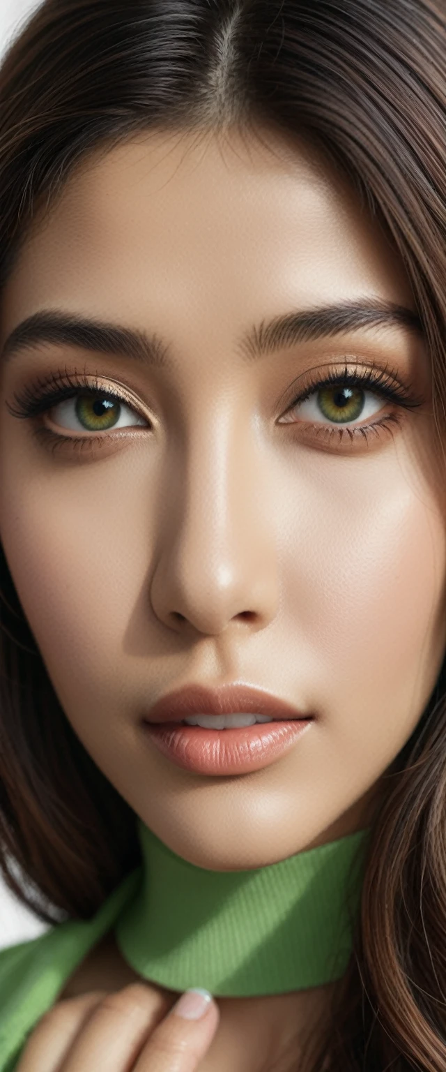 Aishlane raideau is a girl, (aishwarya rai: 0.5),(thylane blondeau:0.5),highly realistic, meticulous details,8k, uhd , (full body shot from head to toe in frame :1.5), 1girl, 20 years, long hairs, dark_skin, highly detailed green_hazel_eyes, ( posing seductively :1.5), highly detailed realistic shiny_skin with visible skin_pores,looking at the camera, smiling seductively ,highly detailed pouting lips, dslr,sharp focus