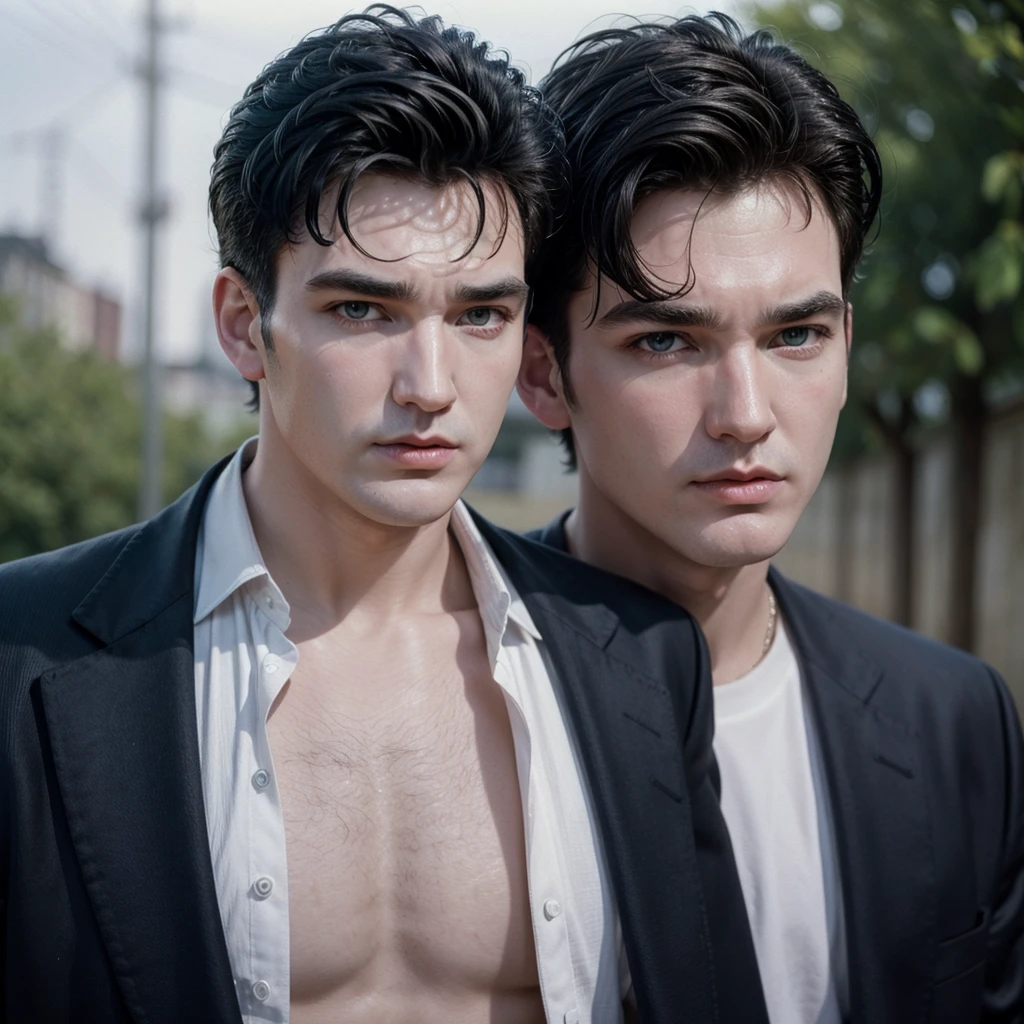 Make a man inspired by Steven Patrick Morrissey, 1988. Image 3 by 4
