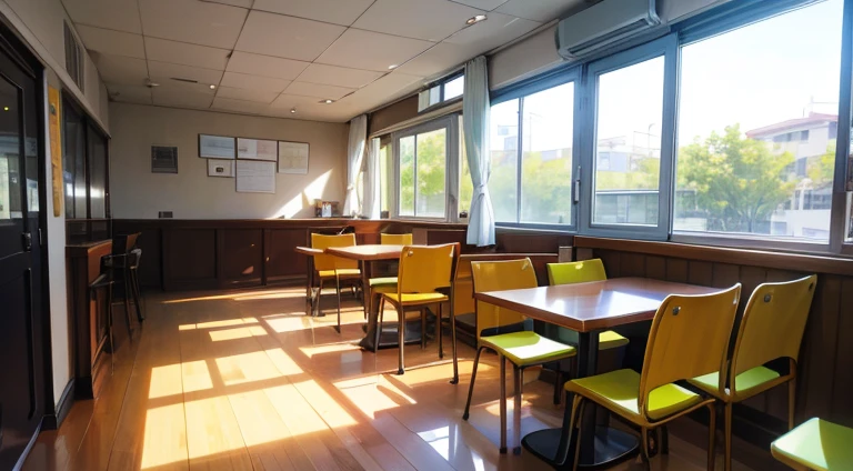 There are many female students,smile,A spacious free space with a cafe atmosphere,indoor,Flooring,