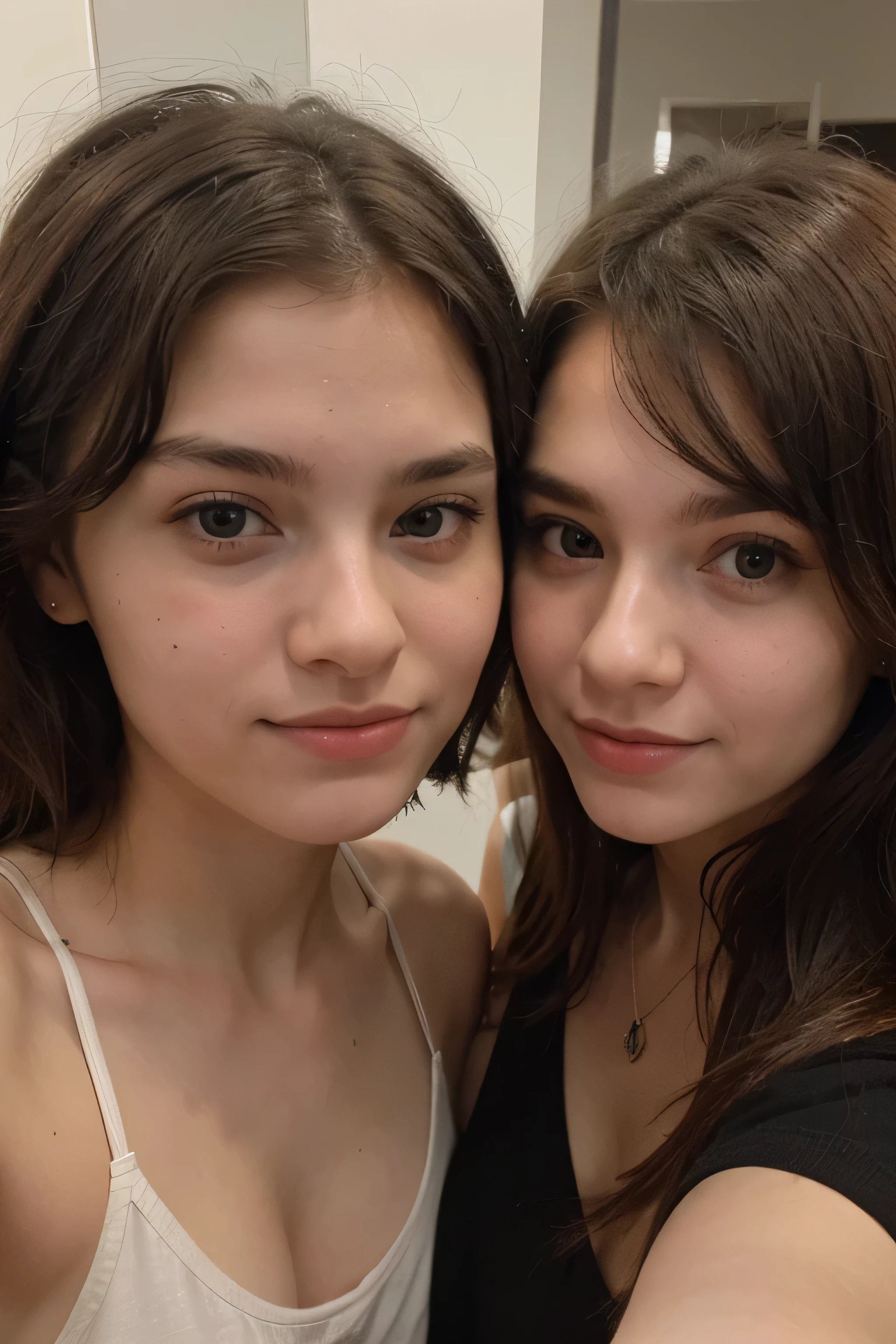 2 beautiful girls , 歳 ,Selfie 