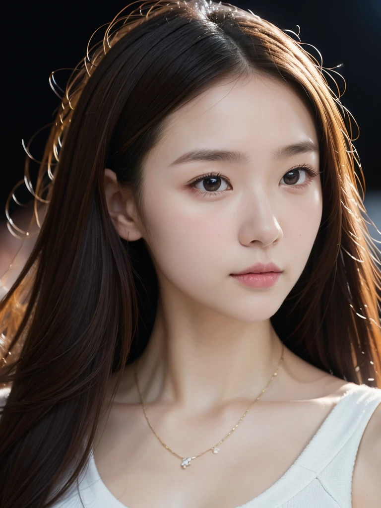 tennis、tennisコート、(Highest quality)、((Very detailed))、4K、(8K)、masterpiece、Very detailedな、Highest quality、Super Resolution、1 person、Kind Face、Soft Light、RAW quality、Soft Skin、163cm、30 years old