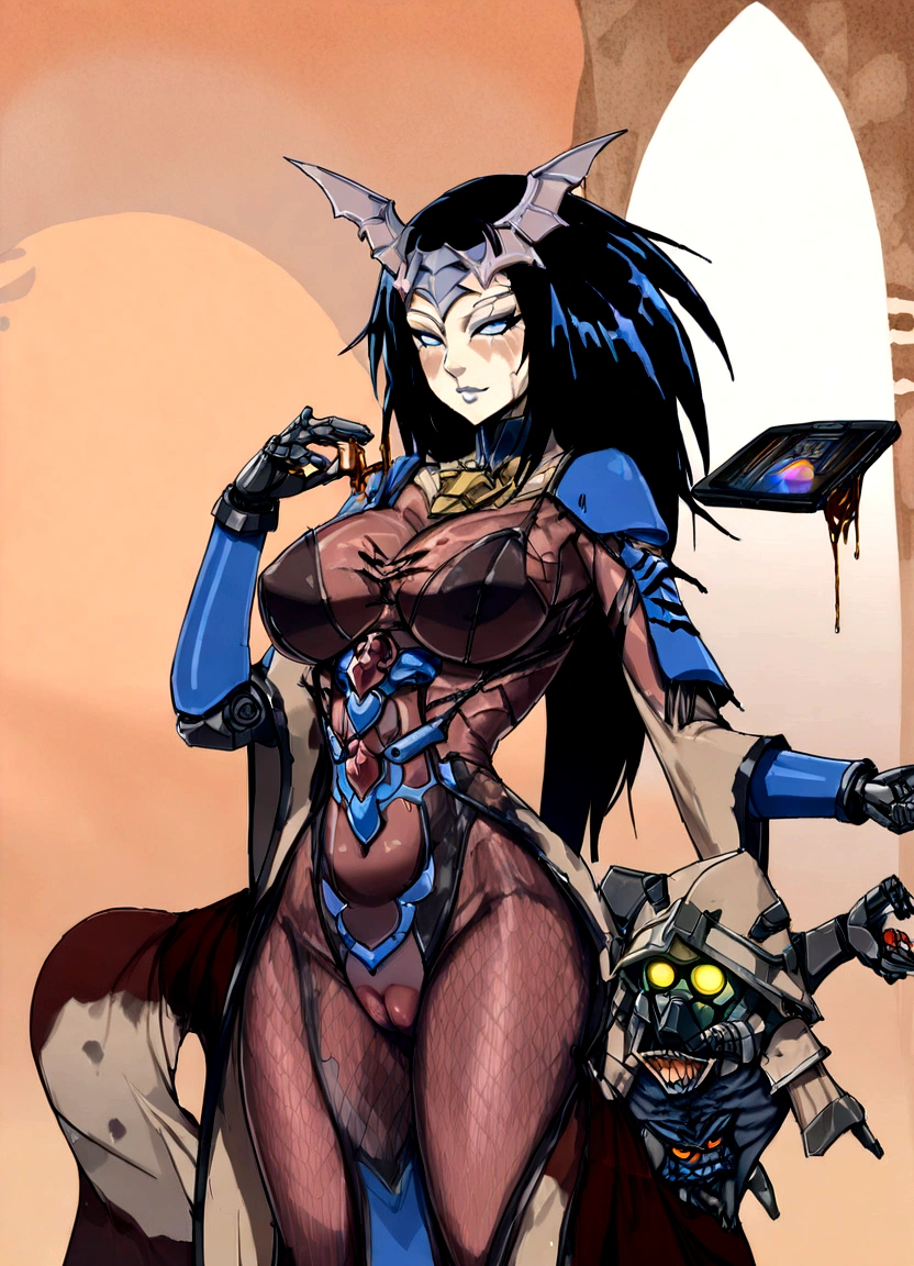 very ((Masterpiece, The best quality)), illustration, 8K ultra detailed, realist, clear focus, Very detailed, Professional lighting, colorful details, Rainbow color break, high rise factory, large mechanical robot structure, tablet, computer, ((glow)), intricate details, shitu-mecha, 1 girl, mecha, belly button, r image, (cyberpunk), (redder hair: 1.2) big tits verery big tits eemely big cameltoe cameltoe big cameltoe big,yellow red hair,Yellow hair, ((techpriest)), mechanical arms, obtained mechanic, Big fully naked. ((washed up red flowing modest o hooded technopriest dress, Dirty (red robes with oil stain)))