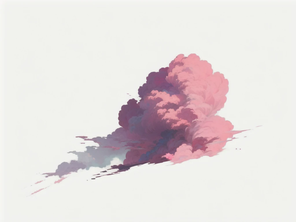 pink smoke,