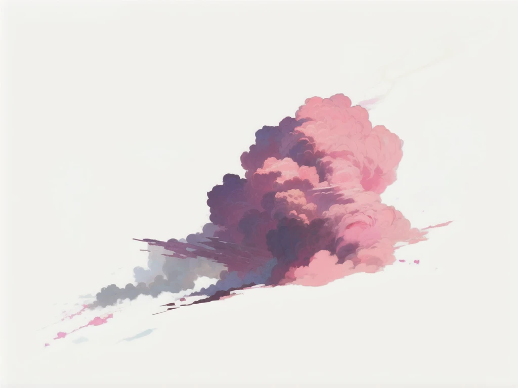 pink smoke,