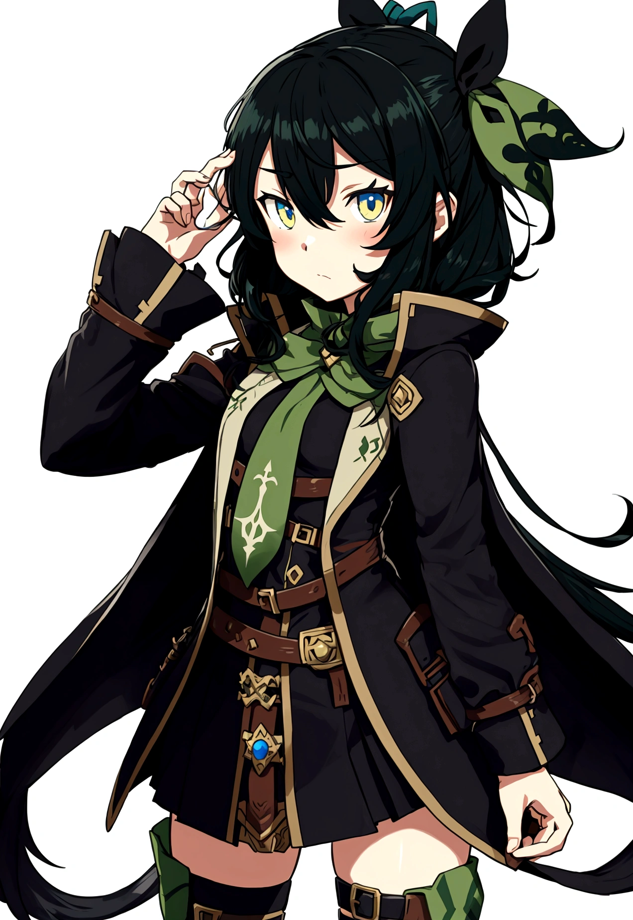 Etrian odyssey character, flat shading