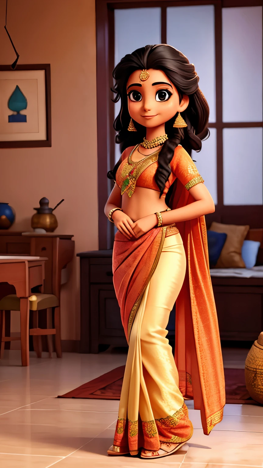 Indian woman wearing saree