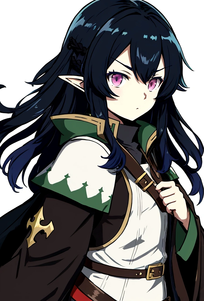 Etrian odyssey character, flat shading, cleric
