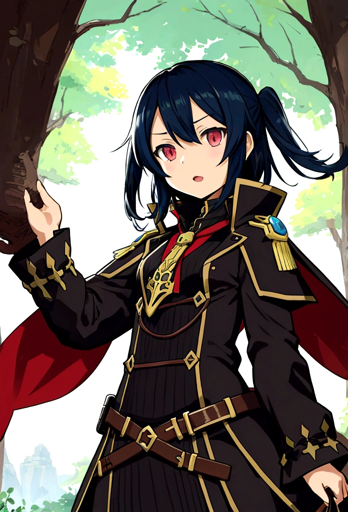Etrian odyssey character, flat shading, cleric