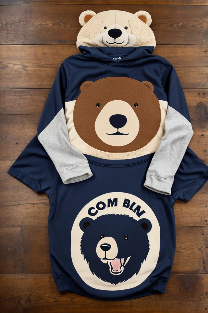 The logo of a bear-themed clothing brand called cozy bear