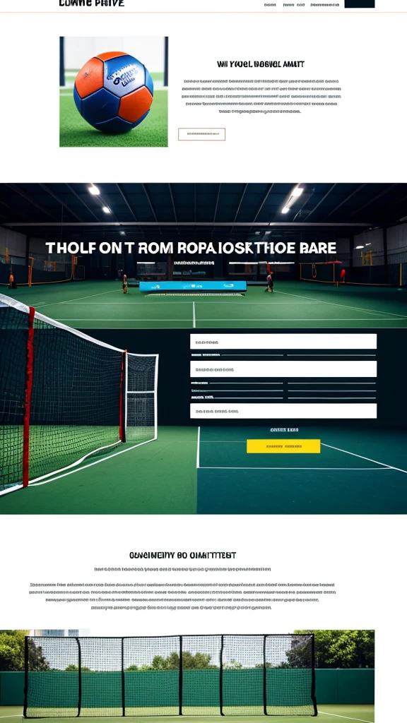 The name of my company is SUAN SPORTS，We are a Chinese factory that deals in sports balls and tennis racks，The main content is to show the various badminton and tennis racks we produce，Pickleball Tennis Stand，Football gate football net，Volleyball net, volleyball stand, etc.，The main color of my website is black，You can add any text or slogan you think is appropriate.，English required，Because we face European and American customers,Can you generate a website banner for me based on the pictures I provided?， Pixel requirement: 1920*500， Need to look good, simple and elegant