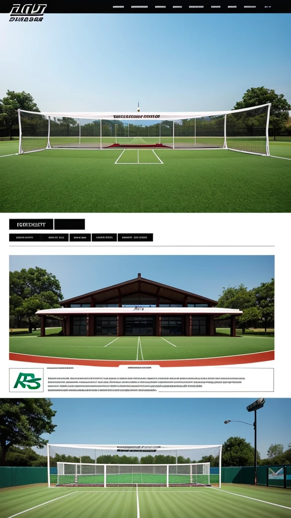 The name of my company is SUAN SPORTS，We are a Chinese factory that deals in sports balls and tennis racks，The main content is to show the various badminton and tennis racks we produce，Pickleball Tennis Stand，Football gate football net，Volleyball net, volleyball stand, etc.，The main color of my website is black，You can add any text or slogan you think is appropriate.，English required，Because we face European and American customers,Can you generate a website banner for me based on the pictures I provided?， Pixel requirement: 1920*500， Need to look good, simple and elegant