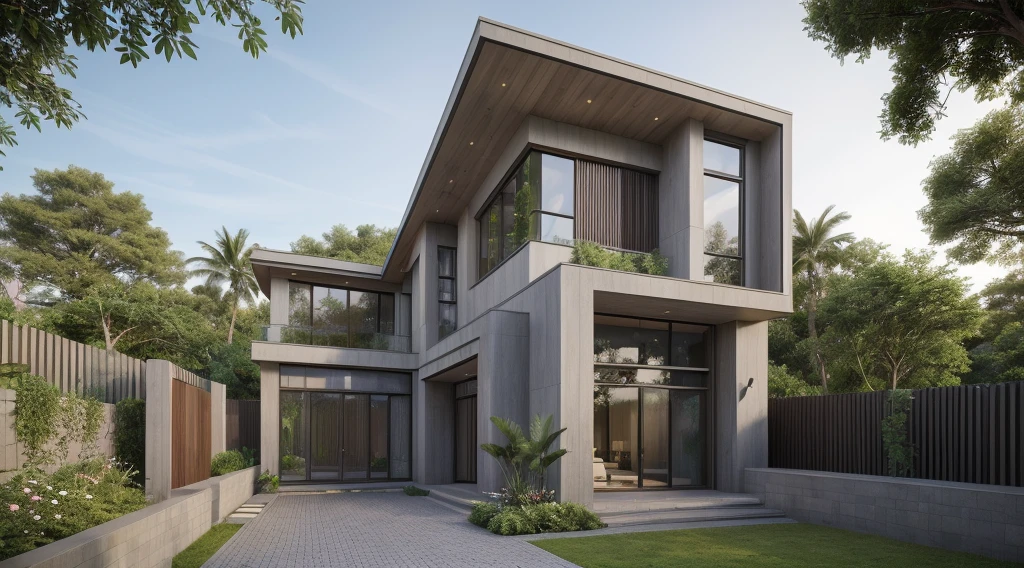 ((best quality)), ((masterpiece)), (detailed), perfect face, ((Masterpiece)), (best quality), (ultras Realistic), 8k, Raw photo, a rendering of a modern house with vietnamese roof anh brick yard , realistic garden, contemporary house, exterior design, wide establishing shot, modern house, in style of simplified realism, concept house, realistic building, front elevation view, wide angle exterior 2022, inter dimensional villa, building facing, sharp focus ilustration hq, modern style, realistic establishing shot, concept house, wide angle exterior 2022, precise architectural rendering, inter dimensional villa, award-winning render, front-view, mid-view, detailed rendering, architectural render, architecture render, modern house, architectural visualization, realistic architecture, insanely detailed rendering, exterior , trees landscape, sky wood paneled ceiling, a rendering of a modern house with a garden, precise architectural rendering, high quality rendering, award-winning render, professional render, beautiful 3 d rendering, beautiful rendering, architectural rendering, a photorealistic rendering, luxcore render, stunning render, an award winning digital render, beautiful rendered, high-quality render, architectural 3 d render, artistic render, a view of a garden with lots of flowers and plants, in a cottagecore flower garden, cottagecore flower garden, lush flowery outdoors, garden with flowers, flower garden summer morning, lots of plants and flowers, lush garden surroundings, lush chic garden, with a french garden, lush plants and flowers, home and garden, garden at home, homes and gardens, permaculture, with a garden, sustainable architecture, gardening, green house, homes and garden magazine, beautiful house on a forest path, vegetal architecture, a rendering of a modern house with a small balcony and a bancony , precise architectural rendering, modern house, contemporary house, concept house, street,