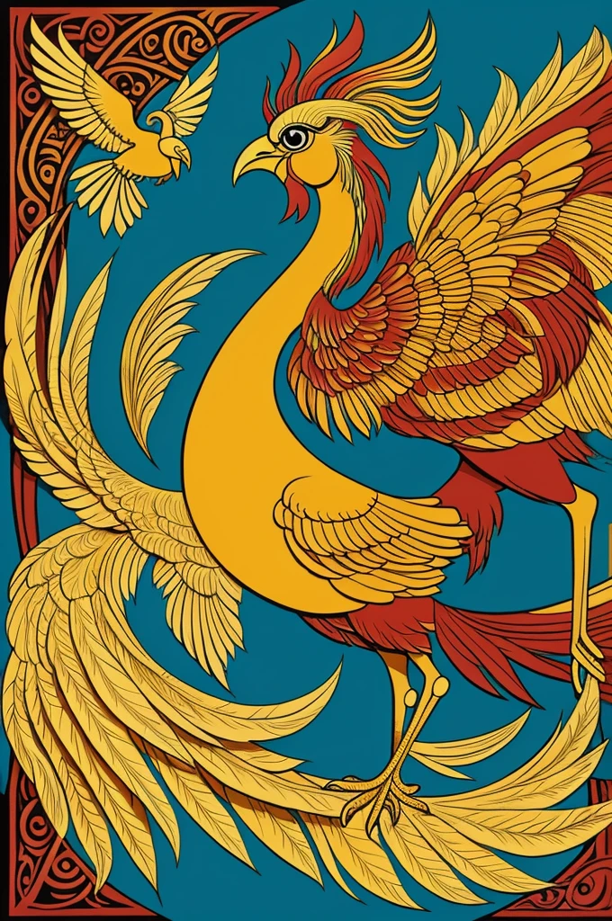 The Sarimanok simple painting or vector art style , also known as papanok in its feminine form, is a legendary bird of the Maranao people, who originate from Mindanao, an island in the Philippines, and part of Philippine mythology. It comes from the words sari and manok.