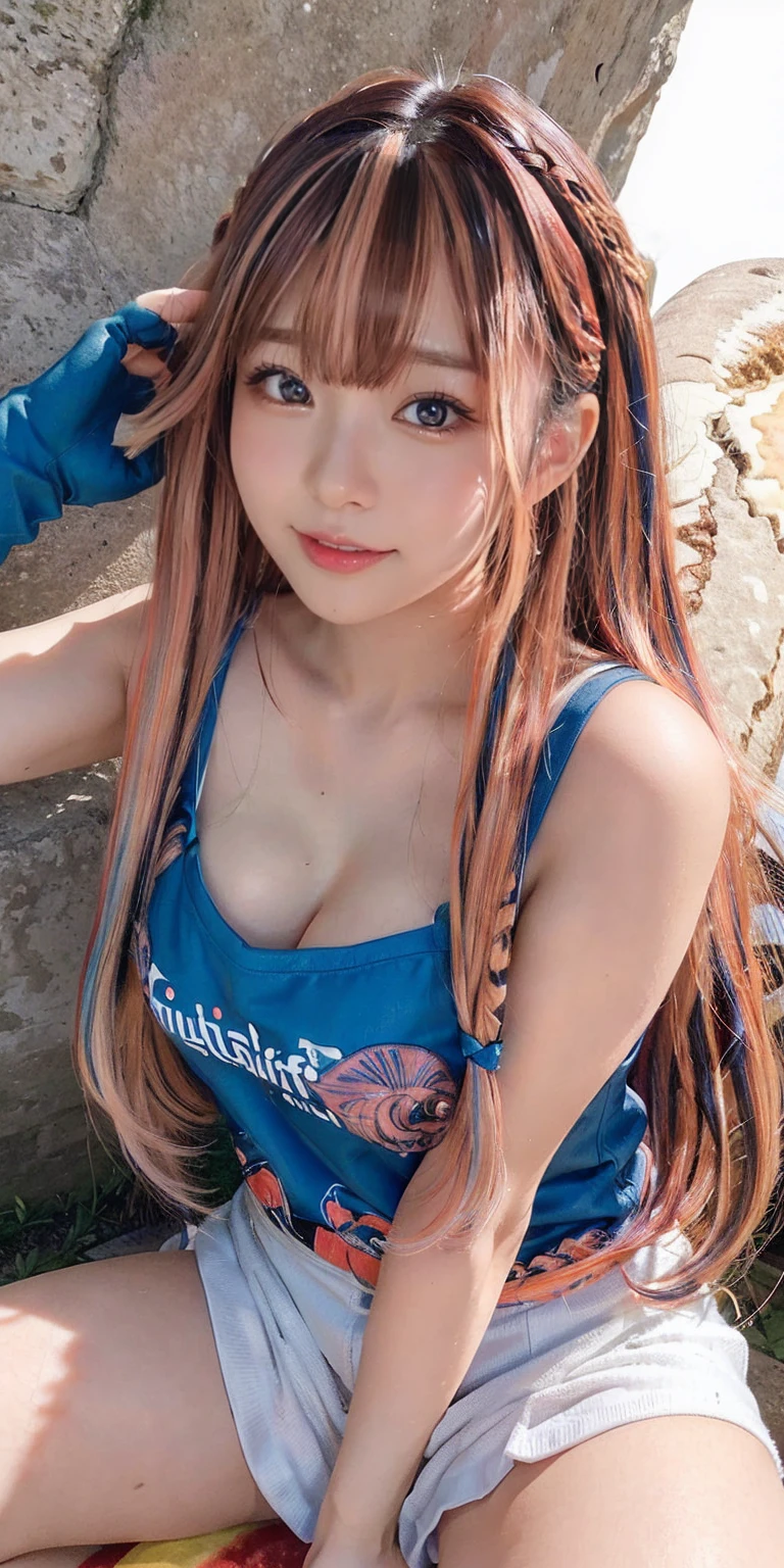 Fluid organization:1.6), 本当に野生の髪を持つ一人のbeautiful女の子, (Colorful wavy hair:1.2),( Two long braids:1.2), (Long wild hair:1.2), (Multicolored Hair: 1.9),可愛いsmile
パン屋販売スタッフ、(((Low - Angle:1.4)))、((One hand raised))、((She is wearing a colorful and pop blouse and apron.)),(;have big bread))、(((Spread your legs:1.4)))、,(((beautiful armpits:1.2)))、High resolution、Bakery、-yeld gismile、Finished as in the picture、white and beautiful skin、Focus on small breasts、((beautiful５This finger))、Bakeryの制服を着ています、最high quality、High resolution、Very detailed、masterpiece、Live Shooting:2、Genuine:2、photoGenuineistic:2、very delicate and beautiful、Fine details、Textured skin、Full Shot、、(beautiful face:2)、hot pants、Putting on makeup、Perfectly balanced legs:1.5), Looking at the camera, Angle from above, (((hot pants))), High resolution、未来のBakery、Delicious bread that women will love、Looking at the camera、smile、Finished as in the picture、、(((I have a big loaf of bread)))、(((cute smile)))、((((Eat delicious bread)))))、((I love bread))、(front focus piece:1.3), 
、Cute Apron、Rainbow Apron、Bakeryの制服を着ています、明るすぎるNatural light、Shining sunlight、最high qualityのディテール, Japanese Girls,1 girl, 8K, RAW Photos, 最high quality, Ticker:1.2, Very detailedなRAWカラー写真, Professional photos, (reality, photoGenuineisticです:1.37), (Very detailedな皮膚:1.2), 超High resolutionな, (Lenz 50mm),,絶妙にFine grain,Look at the person watching,Pretty face, Just Mile:1.05),Wide Hips,Straight hair,,Light pink inner color、 white and fine skin、(Very detailedな8K cg:1.2), (hyper Genuineistic:1.35), (photoGenuineisticです:1.45), (reality:1.4), 

(背景はBakery:1.1)、Sexy upward glance, 、Very detailed、masterpiece、最high quality、Ultra-high resolution energy A、8KのHigh resolutionにより、Transparency as shown in the photo、Fine grain、Expression of gradation、Perfect anatomical figure ,hard disk、Ticker (English) 、 Nikon Z9 80mm Lens ,、明るすぎるNatural light、Shining sunlight、、Ultra slim body、Slender model figure、beautiful姿勢、, 最high quality, 8K, RAW Photos, Confused, Award-winning portraits, shy smile, shy smile, , Delicate girl,, Digital SLR, View your viewers, Frank, Sophisticated, Thin arms, Professional Lighting, Film Grain, chromatic aberration, (Fine grainと顔:1.0), Live Shooting、(((A portrait of extreme beauty)))、((Glowing Skin))、1 girl、16 year old beautiful girl from Prague、Bright expression、((Platinum Blonde Hair))、[Big blue eyes that sparkle like jewels]、Shiny skin、silky super long Straight hair、eyeliner、beautiful前髪、Hair around the eyes、最high quality、Very detailed、Film Light、Intricate details、High resolution、Very detailed))、Detailed Background、8KUHD、Digital SLR、Soft Light、high quality、Film Grain、Fujifilm XT3 、Shallow depth of field、Natural light、(((Spread your legs:1.4)))、Pieces fly、High resolution、Bakery、16-year-old girl、smile、Finished as in the picture、white and beautiful skin、Focus on small breasts、最high quality、High resolution、Very detailed、masterpiece、Live Shooting:2、、neon hair clip,masterpiece、最high quality、
One girl,Ives Girl,beautiful照明,(((Anyone can see the D logo.:9)))