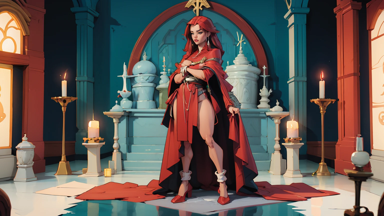 (Set in an Eldritch Horror, many eldritch monsters stalk the damsel) In ancient Egypt, (realistic Jessica Rabbit (Egyptian themed sultry makeup) in a (dressed appropriate to the scene)), alluring sultry, is panicked and struggling to run across the desert, she is being pursued by a large sex crazed eldritch monstrosity, moonlit night,painting-like,rich texture,full of details,masterpiece:1.2,realistic,photorealistic:1.37,ultra-detailed,professional, HDR,UHD,studio lighting,ultra-fine painting,sharp focus,physically-based rendering,vivid colors,bokeh,portraits,horror,landscape,realism,sci-fi,photography,concept artists,warm color palette,soft and diffused lighting