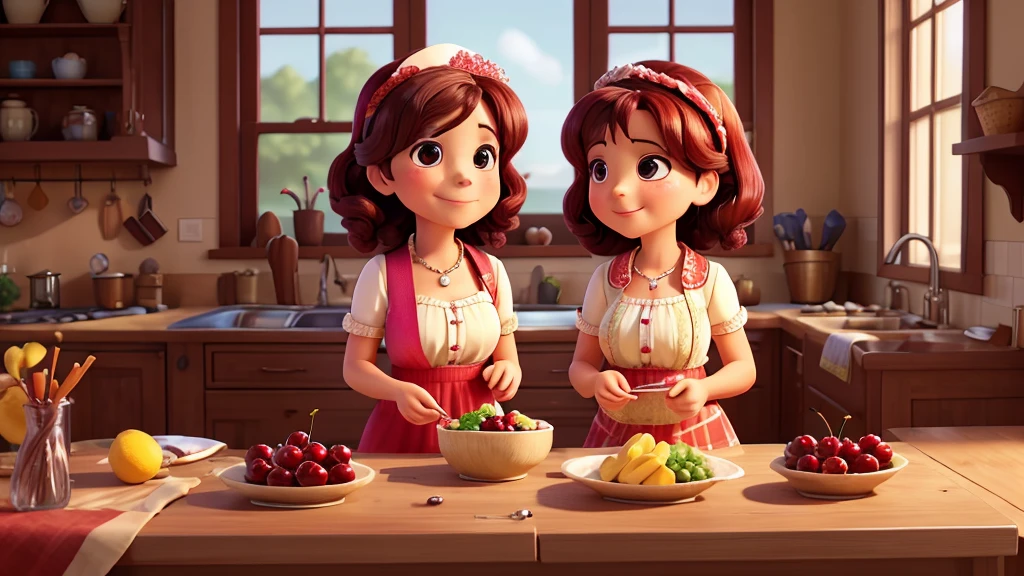 One morning bright, Mrs. Johnson did share,
A plate of cherries, a fruity affair. Not one or two, but a whole delight, Ten cherries awaited, oh, what a sight!