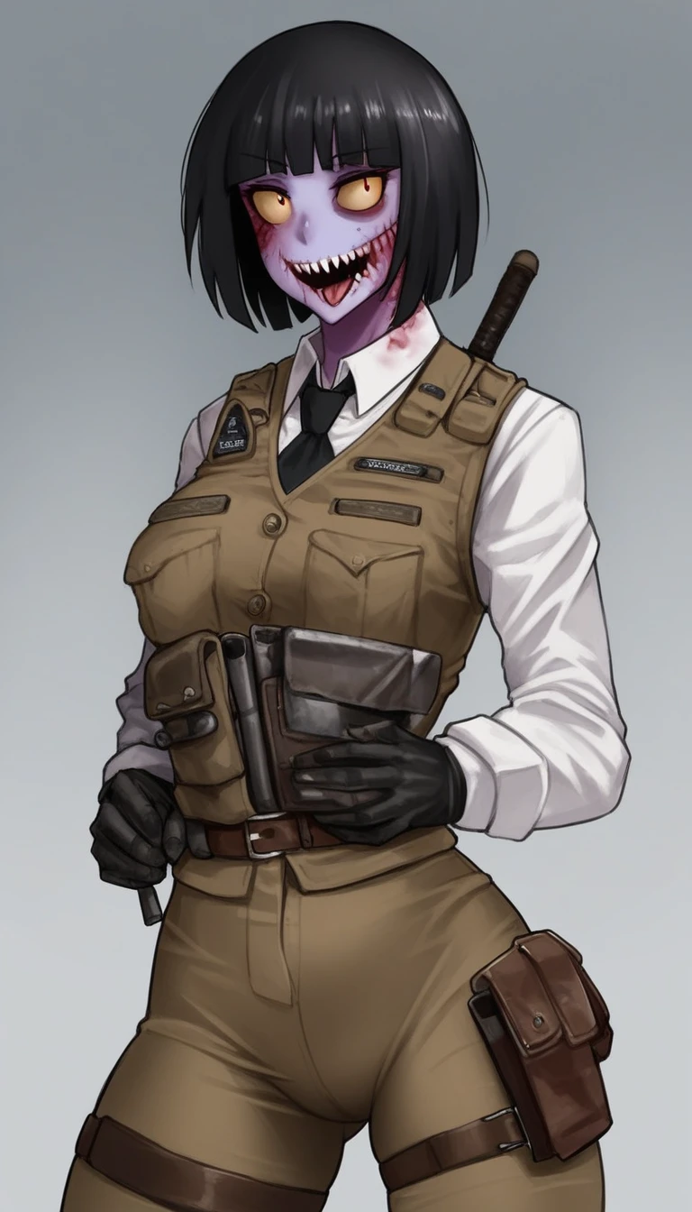 (zPDXL2), score_9_up, BREAK
(zombie:1.3), (female, skinny girl, solo), short black hair, (have 1eye), (S.W.A.T. operative, SPECOP vest, SPECOP armor, SPECOP outfit), scene background, BREAK
AissistXLv2, unaestheticXL_bp5, SimplePositiveXLv2, zPDXL2 PonyXLV6_Scores