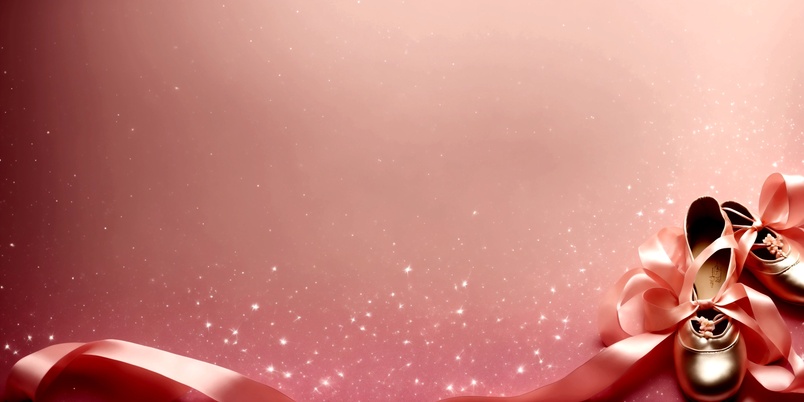 Nice ribbon;Change the style of your ballet shoes。Background is pink bottom,Sparkling。