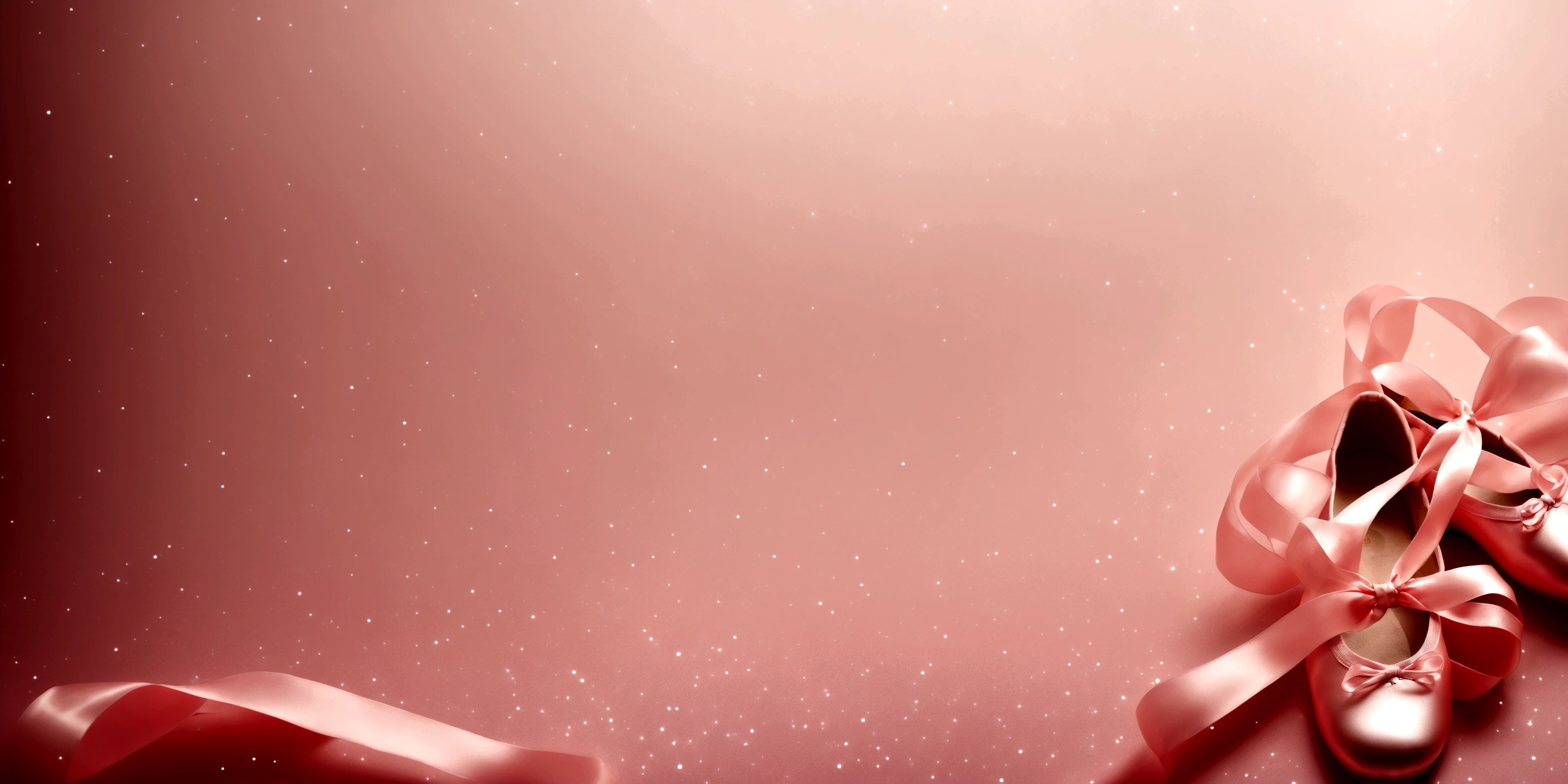 Nice ribbon;Change the style of your ballet shoes。Background is pink bottom,Sparkling。