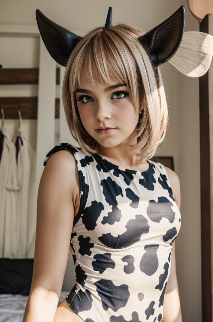 Femboy with cow ears 