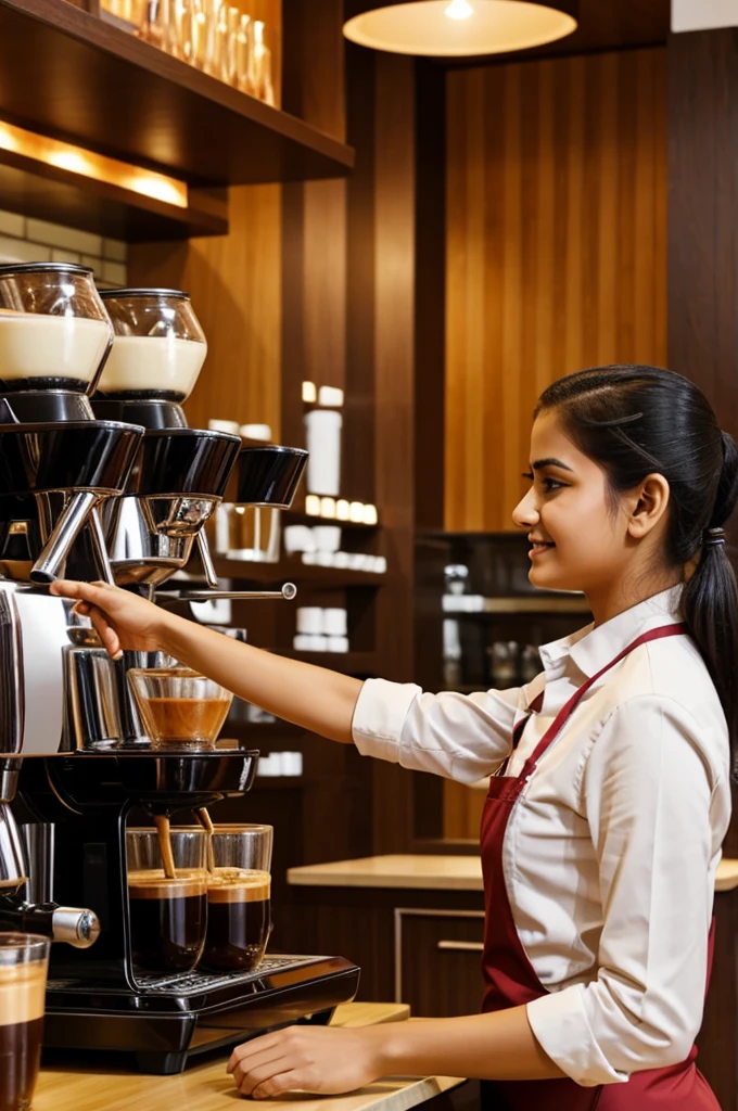 I want to create a barista in namaskar hotel and management