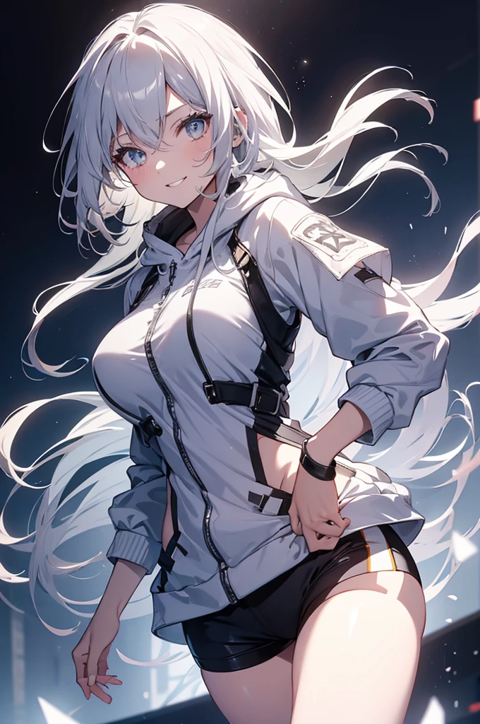 (((highest quality、first-class、masterpiece、Normal body、8k、Detailed face、Ultra-precision、Normal hand、Normal finger、5Finger、Highest)))、beautiful girl、Silver Hair、Shortcuts、judo、Black belt、Uniform、judo着、Lower body nude、No underwear allowed、Wet、Wet and see-through、Back throwing