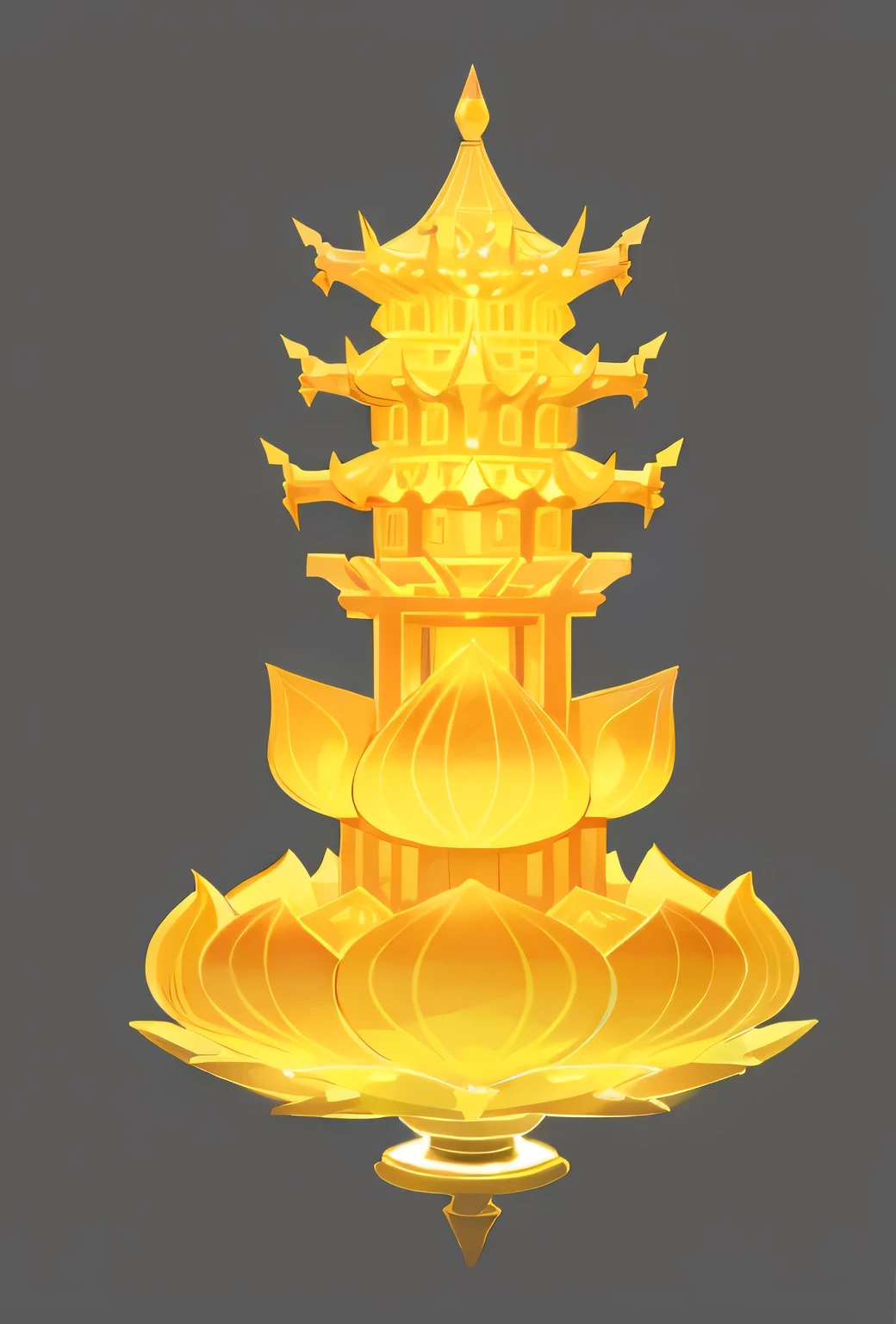 Crystal Tower，architecture，Glowing crystal