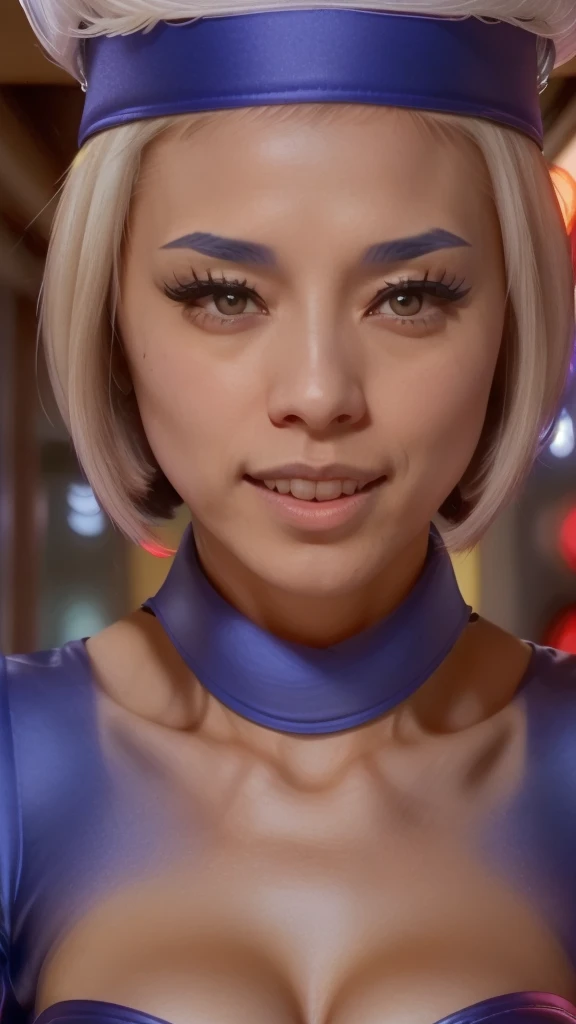 stewardess, 1girl, age19, Japanese skin, super tight uniform, short skirt, in the style of fifth element, UHD, 8K, DSLR, intricate details, realistic, 