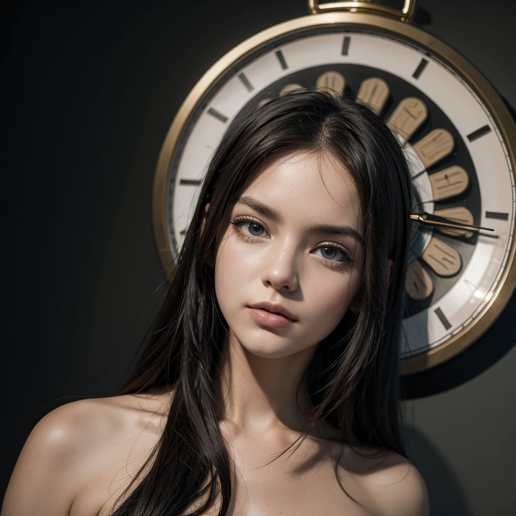 Clock woman
