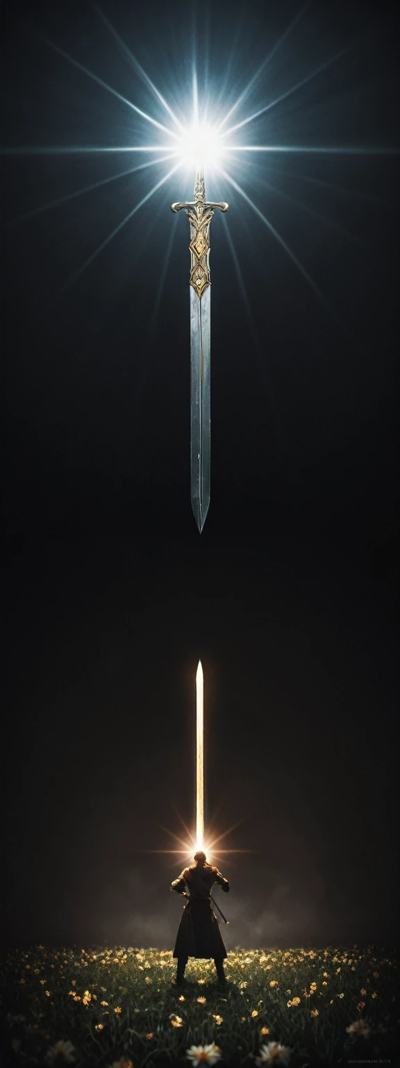 realistic,score_9, score_8_up, score_7_up,
upperbody Photography of female swordman,atomically correct,Raw, cinematic shot, (sharp focus:1.5), (photorealistic:1.4), twilight lighting, volumetric lighting, ultra high res, 16K,dramatic lighting, abstract backgrounds:1.5),Glowing sword,(Fighting posture),Hold the hilt of a sword in your hand,1sword,solo,(zentangle,datura,Tangles,entangled:0.7) , depth of field, Fantastical Atmosphere, The most beautiful form of chaos, ellegance, Dark theme of Fauvist design, Flower of Death, Flowers of ecstasy,Glowing Line,Glow Example,Tracking example,flash, Backlight,translucent,light particles,jade,xianxia