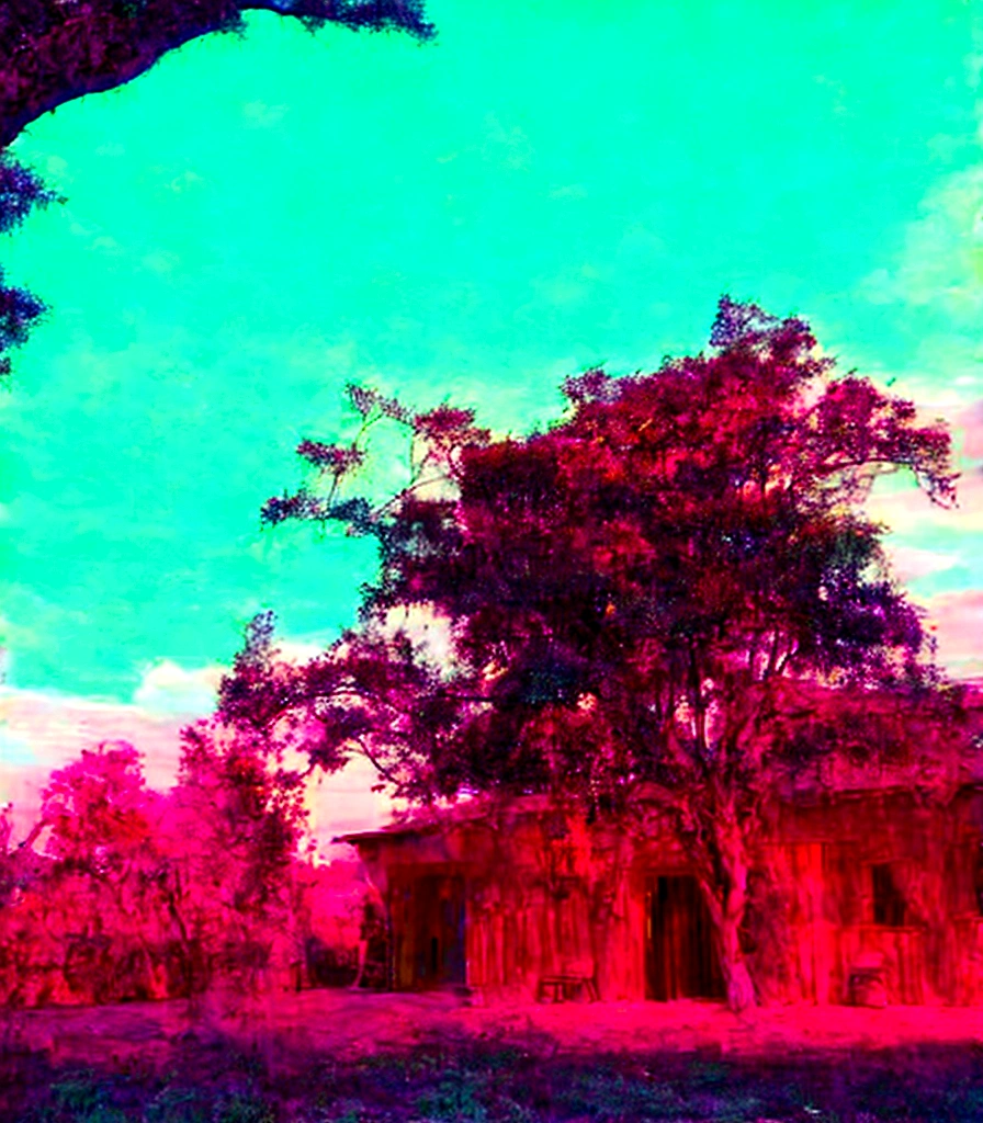 Truly built, keeping the same wood color, the tree looks beautiful, in the light of the afternoon and sunset