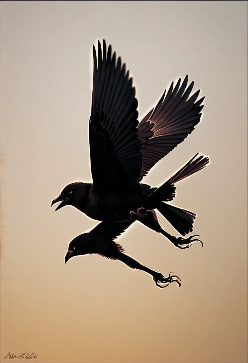 Crow fly