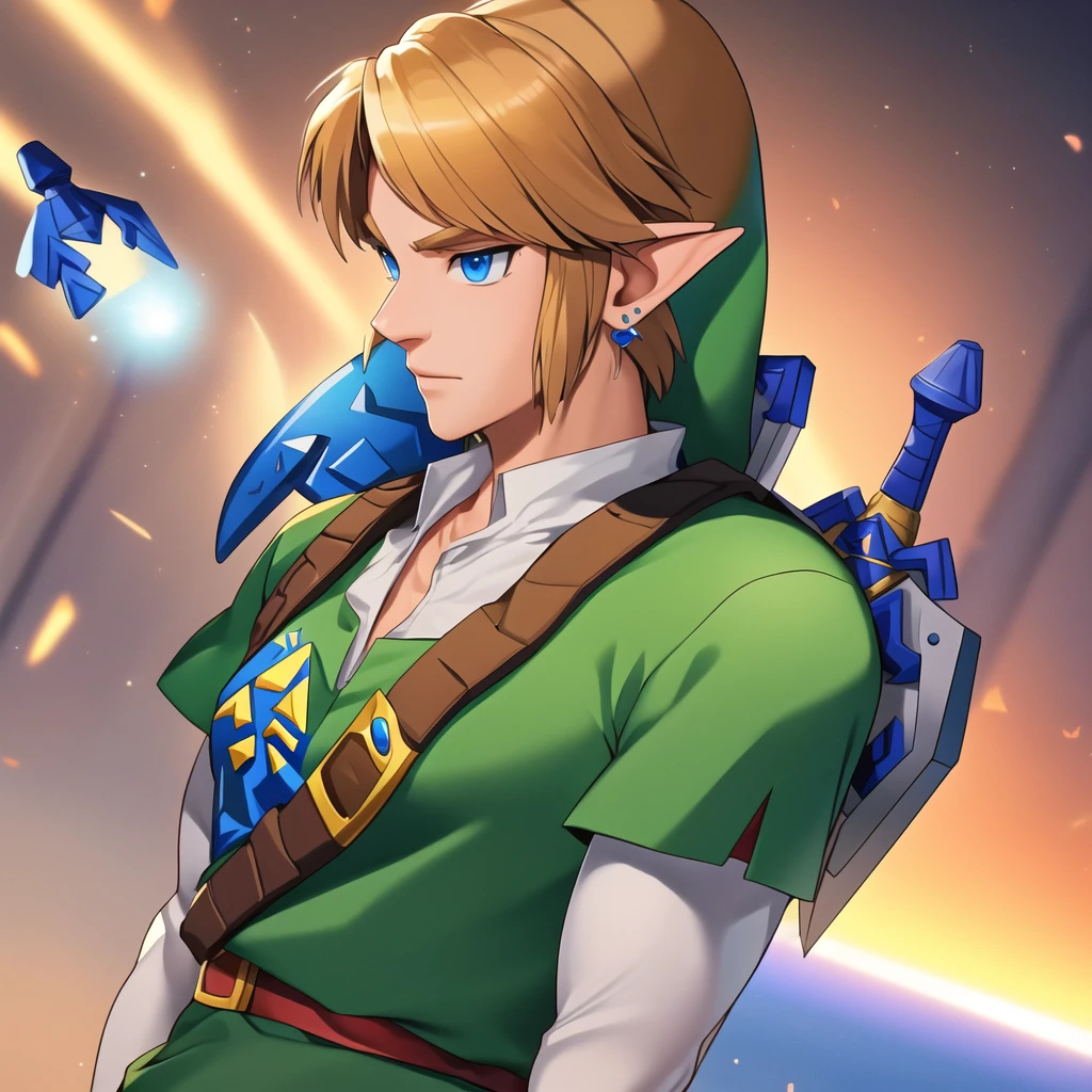 masterpiece, best quality:1.2), ultra detailed, the legend of Zelda:1.7,Link