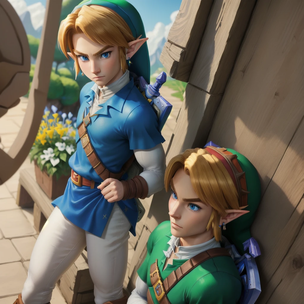masterpiece, best quality:1.2), ultra detailed, the legend of Zelda:1.7,Link