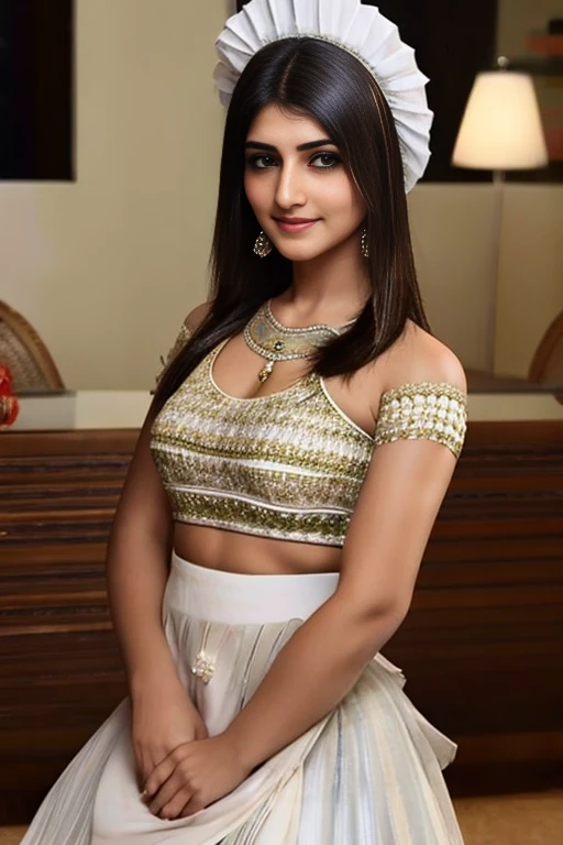 Create a Indian beautiful girl maid 